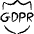 Security Gdpr Shield Icon from Freehand Set