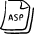 File Code Asp Icon from Freehand Set