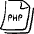 File Code Php Icon from Freehand Set