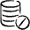 Database Disable Icon from Freehand Set