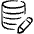 Database Edit Icon from Freehand Set