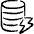 Database Flash Icon from Freehand Set