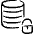 Database Lock Icon from Freehand Set