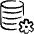 Database Settings Icon from Freehand Set