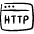 Programming Language Browser Http Icon from Freehand Set