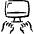 Programming Monitor Type Icon from Freehand Set