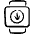 Smart Watch Square Download Icon from Freehand Set