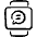 Smart Watch Square Text Icon from Freehand Set