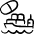 Drugs Traffic Container Ship Icon from Freehand Set