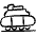 Modern Weapon Atv Tank Icon from Freehand Set