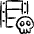 Piracy Movies Icon from Freehand Set