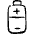 Fossil Energy Battery Icon from Freehand Set