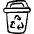 Recycling Trash Bin Icon from Freehand Set