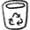 Recycling Trash Bin 2 icon - Free transparent PNG, SVG. No sign up needed.