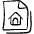 Common File Home Icon from Freehand Set