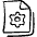 Common File Settings Icon from Freehand Set