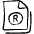 File Copyright R icon - Free transparent PNG, SVG. No sign up needed.