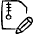 Zip File Edit Icon from Freehand Set