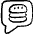 Food Delivery Service Fastfood Talk Bubble Icon from Freehand Set