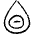 Blood Drop Type Negative Icon from Freehand Set