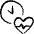 Mental Health Heart Time 1 icon - Free transparent PNG, SVG. No sign up needed.