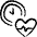 Mental Health Heart Time 2 icon - Free transparent PNG, SVG. No sign up needed.