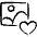 Image File Favorite Heart Icon from Freehand Set