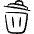 Delete Bin 1 Icon from Freehand Set