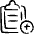 Form Edition Clipboard Add Icon from Freehand Set