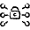 Lock Network Icon from Freehand Set