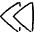 Navigation Double Arrow Left Icon from Freehand Set