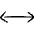 Resize Arrow Horizontal Icon from Freehand Set