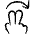 Gesture Swipe Horizontal Right Two Fingers Icon from Freehand Set