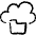 Cloud Folder Icon from Freehand Set