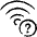 Wifi Question Icon from Freehand Set