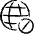 Worldwide Web Disable Icon from Freehand Set