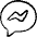 Chat Meeting Application Facebook Messenger Icon from Freehand Set