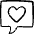 Messages Bubble Square Heart Icon from Freehand Set | Free Download as SVG Vector and Transparent PNG | Streamline icons