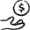 Cash Payment Coin Icon from Freehand Set