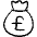 Currency Bag Pound Icon from Freehand Set