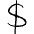 Currency Dollar Symbol icon - Free transparent PNG, SVG. No sign up needed.