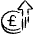 Currency Pound Increase icon - Free transparent PNG, SVG. No sign up needed.