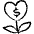 Donation Charity Donate Heart Flower icon - Free transparent PNG, SVG. No sign up needed.