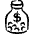 Saving Coin Bottle icon - Free transparent PNG, SVG. No sign up needed.