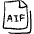 Audio File Aif Icon from Freehand Set