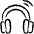 Headphones Bluetooth icon - Free transparent PNG, SVG. No sign up needed.