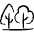 Tree Park Icon from Freehand Set | Free Download as SVG Vector and Transparent PNG | Streamline icons