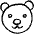 Bear Head Icon from Freehand Set