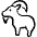 Livestock Goat Body Icon from Freehand Set | Free Download as SVG Vector and Transparent PNG | Streamline icons