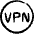 Vpn On Circle icon - Free transparent PNG, SVG. No sign up needed.